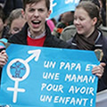  un millier de personnes manifeste contre l'homoparentalit  Paris