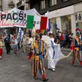 Manifestation  Rome pour la lgalisation des unions homosexuelles 